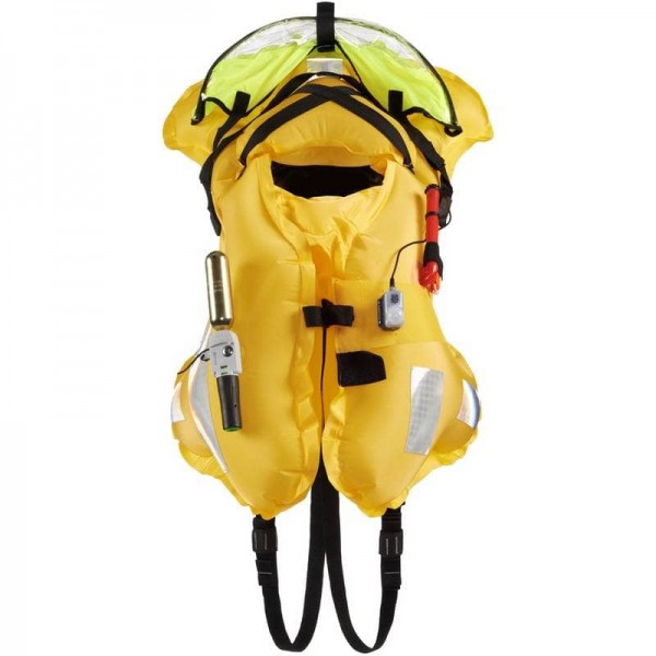 ErgoFit 190N OS automatic lifejacket Harness - Flashlight - Hood - N°3 - comptoirnautique.com 