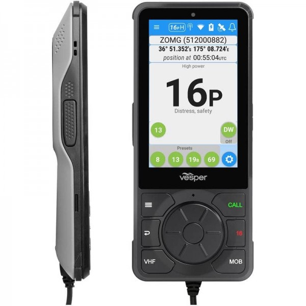 VHF BlackBox CORTEX V1 pantalla táctil con transpondedor AIS SOTDMA NMEA2000 WIFI GPS - N°3 - comptoirnautique.com 