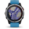 Montre connectée Quatix 7 de face fonction carte - N°6 - comptoirnautique.com