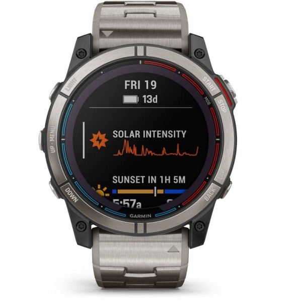 Garmin - Montre connectée Quatix 7X Solar - face - solar intensity - N°6 - comptoirnautique.com