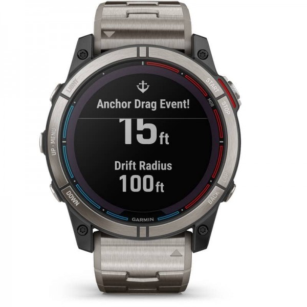 Garmin - Montre connectée Quatix 7X Solar - face - Connectivité - N°5 - comptoirnautique.com