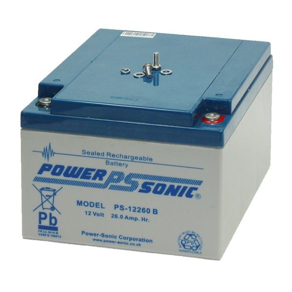 Batterie 12 Volts pour sondeur 12v - 26ah - N°5 - comptoirnautique.com