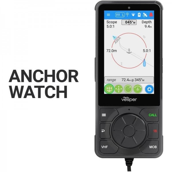 Cornetta touchscreen VHF per hub SmartAis Cortex M1 - N°8 - comptoirnautique.com