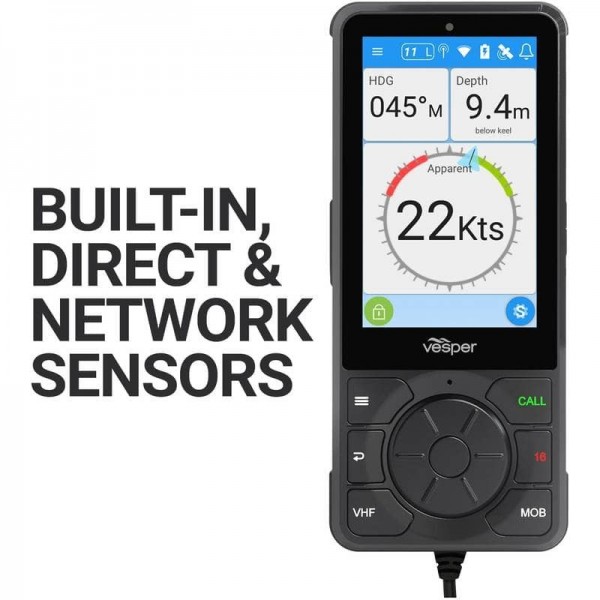 Cornetta touchscreen VHF per hub SmartAis Cortex M1 - N°10 - comptoirnautique.com