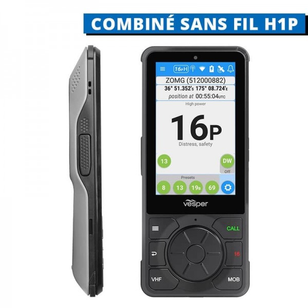 VHF touchscreen handset for SmartAis Cortex M1 Hub - N°13 - comptoirnautique.com 
