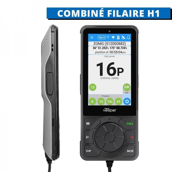 Cornetta touchscreen VHF per hub SmartAis Cortex M1 - N°14 - comptoirnautique.com