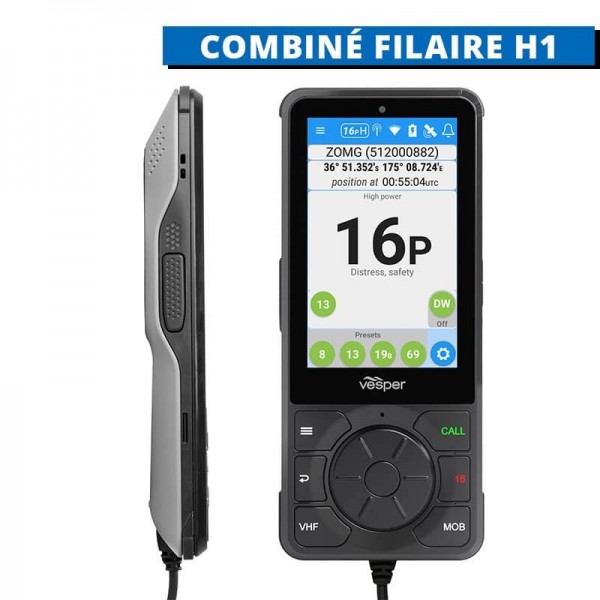 VHF touchscreen handset for SmartAis Cortex M1 Hub - N°14 - comptoirnautique.com 