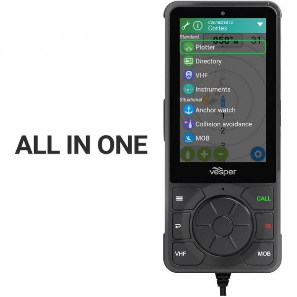 Cornetta touchscreen VHF per hub SmartAis Cortex M1 - N°15 - comptoirnautique.com