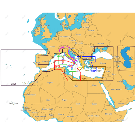 Carte C-MAP DISCOVER - Zone EUROPE du Sud
