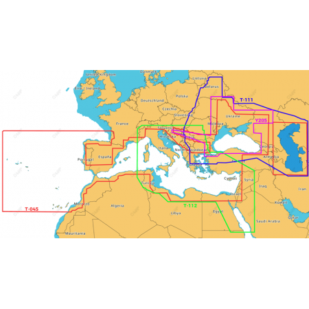 Carte C-MAP DISCOVER - Zone EUROPE de L'Est