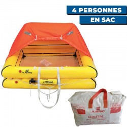 Radeau de survie côtier Coastal Plastimo 4 personnes sac