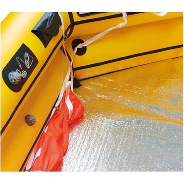 Radeau de survie hauturier Plastimo Transocéan avec armement allégé -24H fond - N°12 - comptoirnautique.com