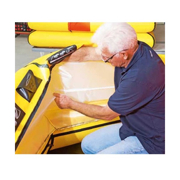 Radeau de survie hauturier Plastimo Transocéan avec armement allégé -24H double chambre - N°14 - comptoirnautique.com