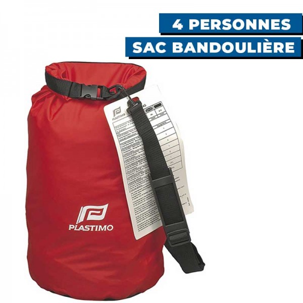 Sac de survie Grab Bag Plastimo 4 personnes bandoulière - N°2 - comptoirnautique.com
