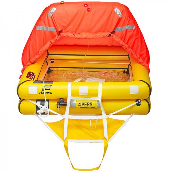 Plastimo Transocean offshore life raft with lightened gear -24H