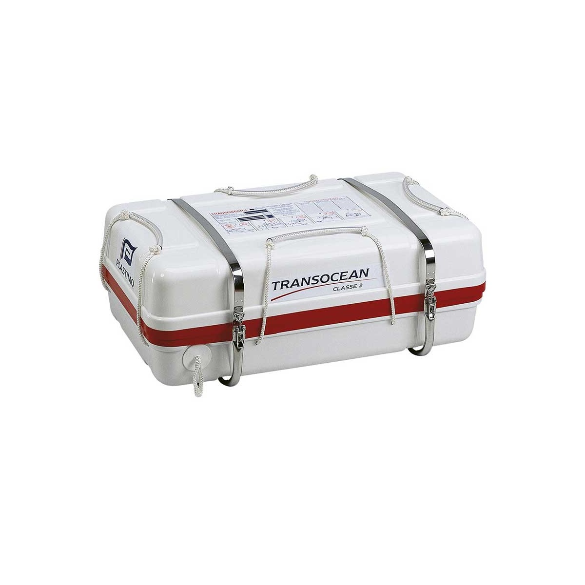 Support plat pont standard pour container de radeaux de survie Plastimo