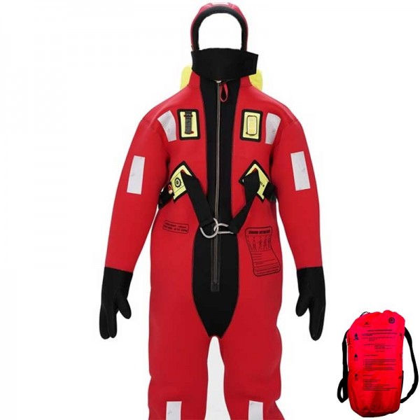 Combinaison de survie en néoprène SOLAS plastimo avec sac de rangement - N°1 - comptoirnautique.com