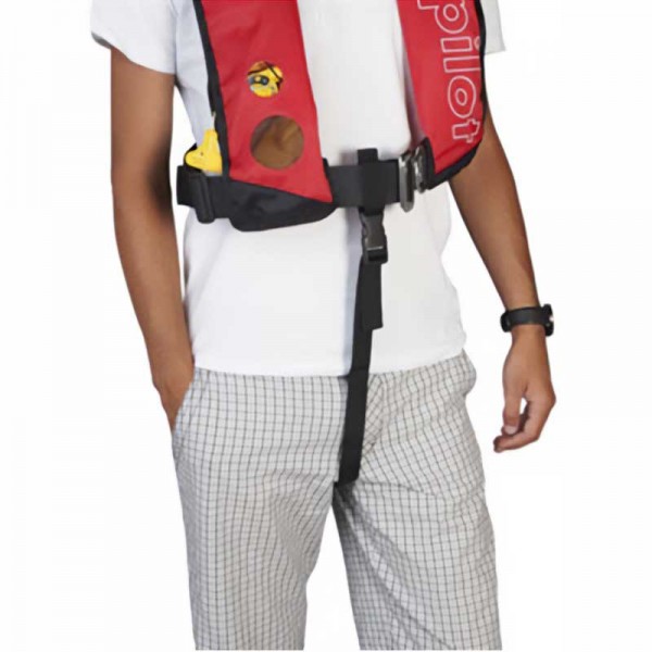 Sangle sous-cutale pour gilet de sauvetage gonflable Plastimo portée - N°1 - comptoirnautique.com
