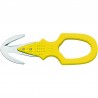 Double-bladed rope-cutting safety knife