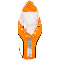 Masque de protection anti-embruns pour gilets de sauvetage gonflables vue face sans gilet
