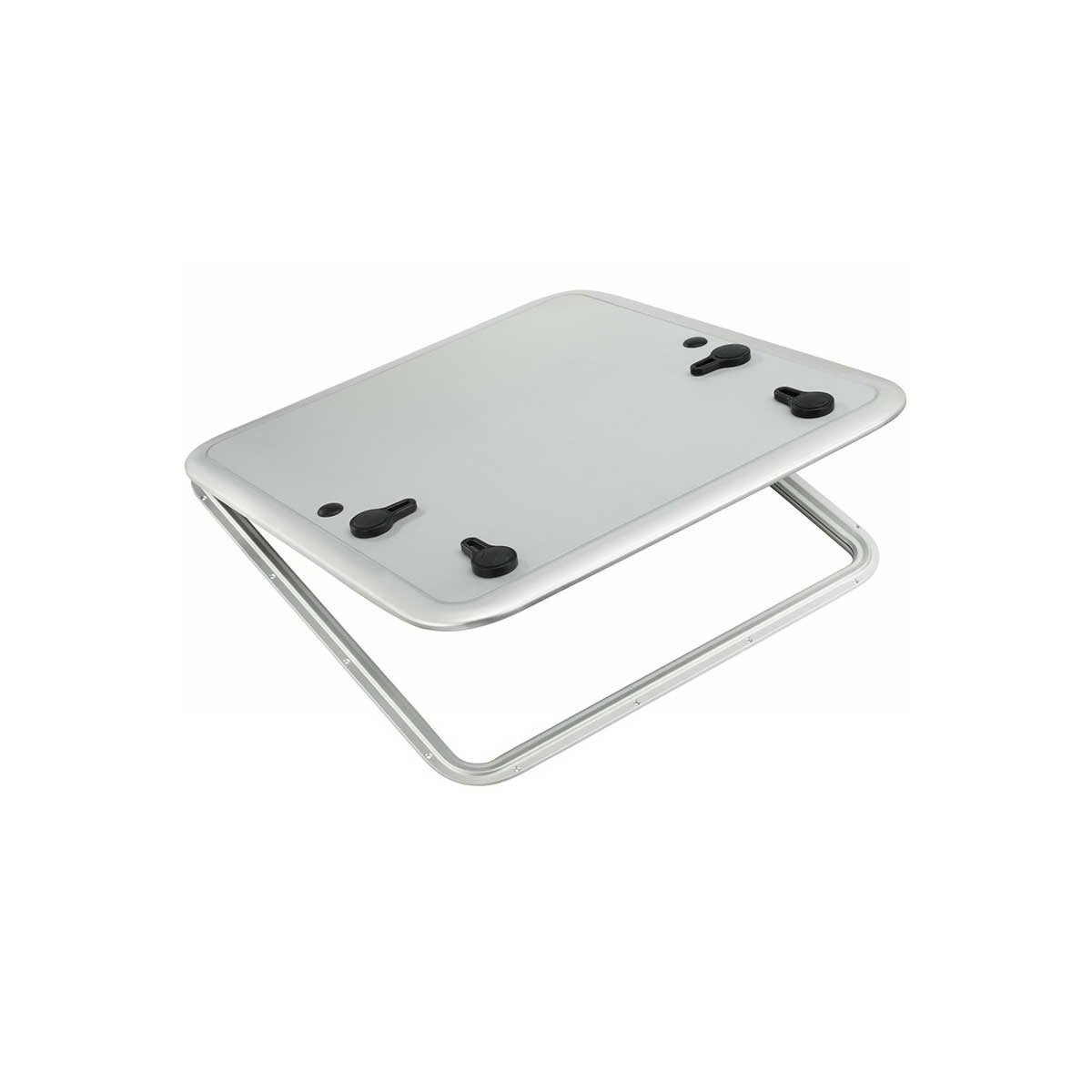 Panneau de pont plein Lanterneau aluminium brut Plastimo pour bateau ou fourgon aménagé
