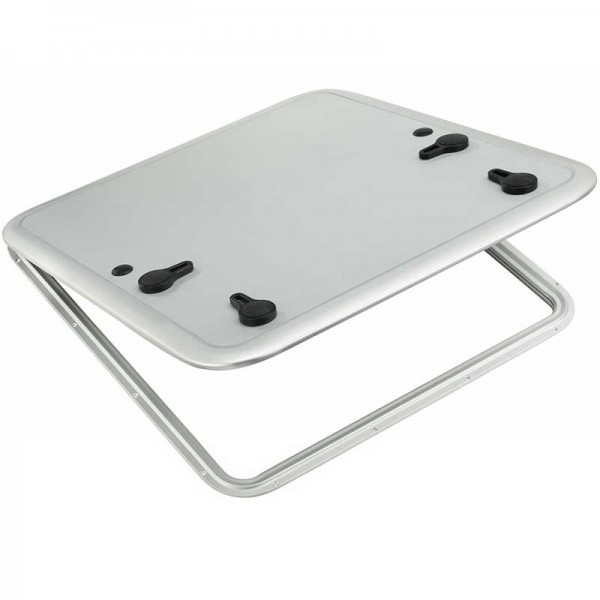 Panneau de pont plein Lanterneau aluminium brut Plastimo pour bateau ou fourgon aménagé - N°1 - comptoirnautique.com