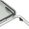 Panneau de pont plein Lanterneau aluminium brut Plastimo ouvert à 180° pour bateau ou fourgon aménagé - N°3 - comptoirnautique.com