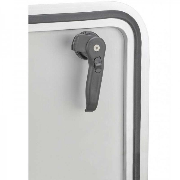 Panneau de pont plein Lanterneau aluminium brut Plastimo poignée pour bateau ou fourgon aménagé - N°4 - comptoirnautique.com
