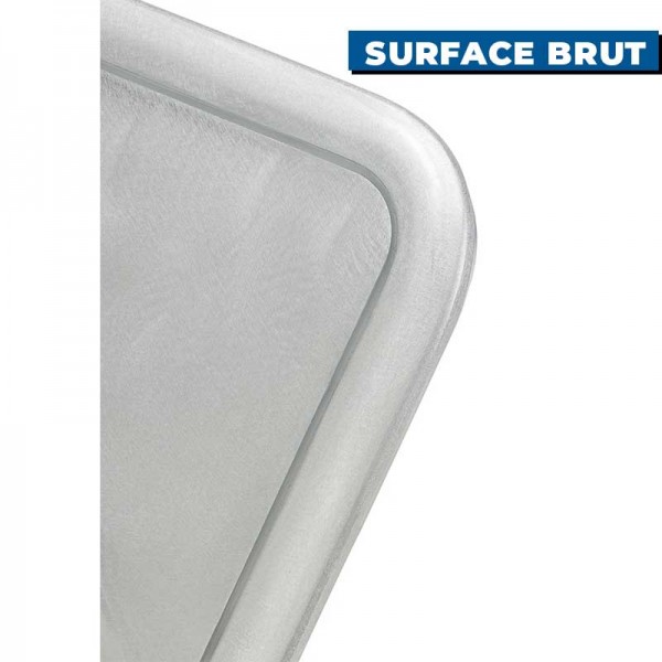 Panneau de pont plein Lanterneau aluminium brut Plastimo pour bateau ou fourgon aménagé surface brut - N°5 - comptoirnautique.com