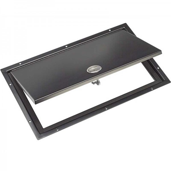 Trappe étanche en inox 316 L de Plastimo pour montage plat pont - N°1 - comptoirnautique.com