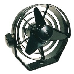 Ventola turbo nera da 12 V