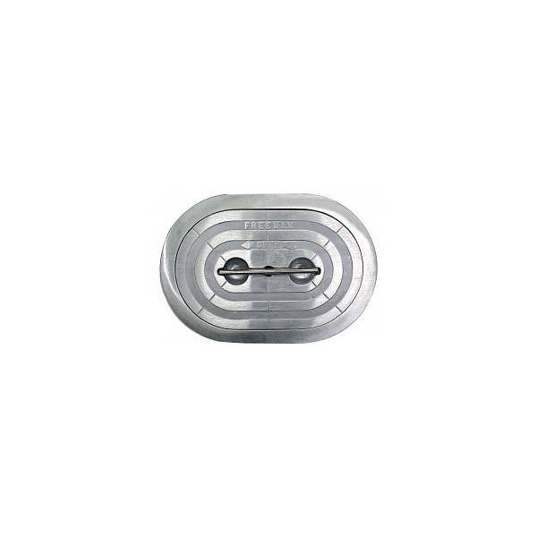 Portello Alu ovale 15x24'' a tenuta stagna - Telaio in acciaio - N°1 - comptoirnautique.com