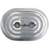 Portello Alu ovale 15x24'' a tenuta stagna - Telaio in acciaio - N°1 - comptoirnautique.com