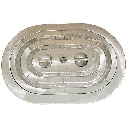 Portello Alu Ovale 19x26''...