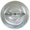 Portello rotondo da 20'' in alluminio a tenuta stagna - Telaio in acciaio - N°1 - comptoirnautique.com