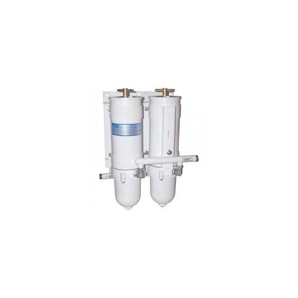 Vorfilter Separator Double 1000 1360l/h Metallschüssel - N°1 - comptoirnautique.com 