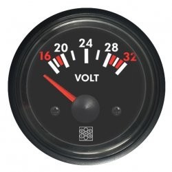 Voltmeter 16-32V Analog red...