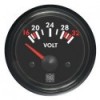 Voltímetro 16-32V Agulha vermelha analógica DIA. 52mm - N°1 - comptoirnautique.com 