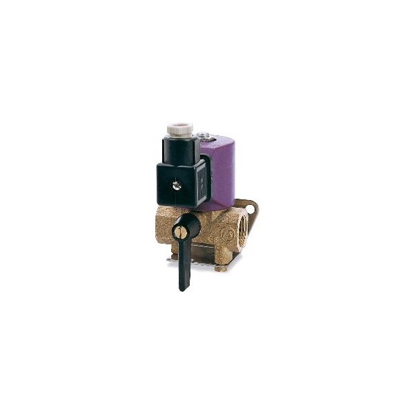 Válvula solenoide 12V 100L/H - entrada/saída Ø1/2'' - N°1 - comptoirnautique.com 