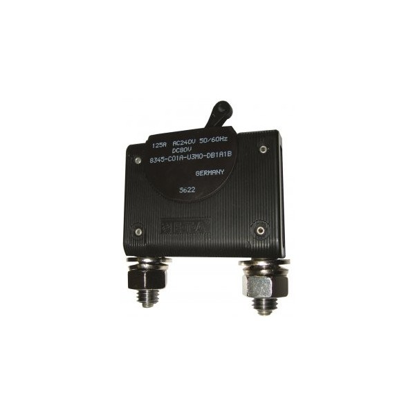 Interruttore / disgiuntore elettromagnetico 12/24V 125A - N°1 - comptoirnautique.com