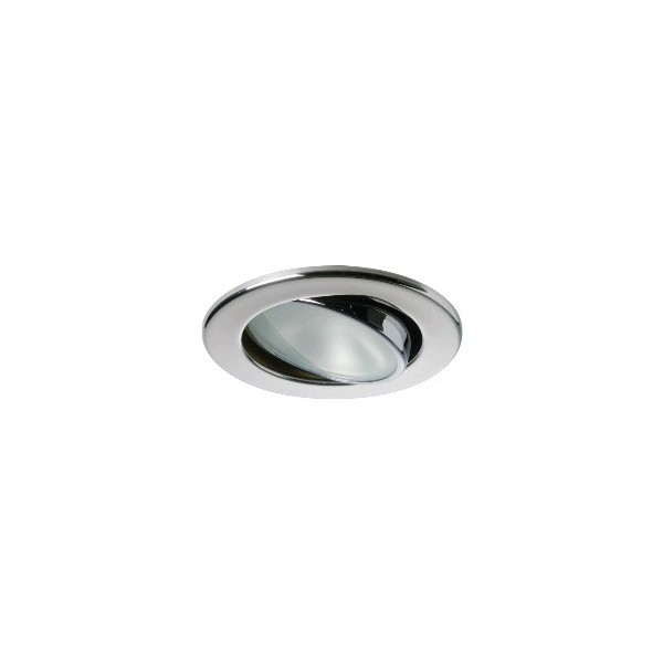 Faretto LED orientabile Ø 85 mm NIKITA acciaio inox lucido 10-30V bianco caldo - N°1 - comptoirnautique.com