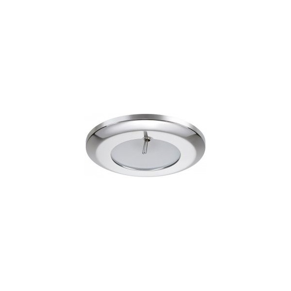 Faretto LED Ø 77mm SELENE acciaio inox 10-30V bianco naturale - interruttore - N°1 - comptoirnautique.com