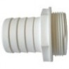 Raccord droit annelé pour tuyau 38mm