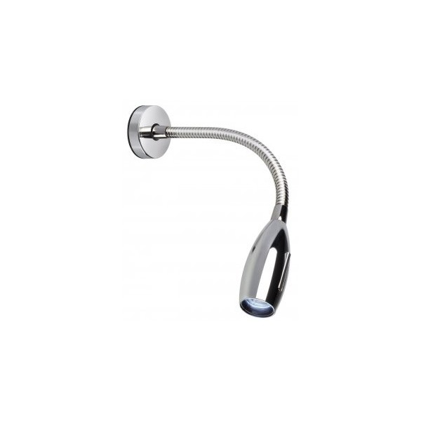 Luce di lettura a LED / lettore di carte MAYA 10-30V cromo Lunghezza 30 cm - N°1 - comptoirnautique.com