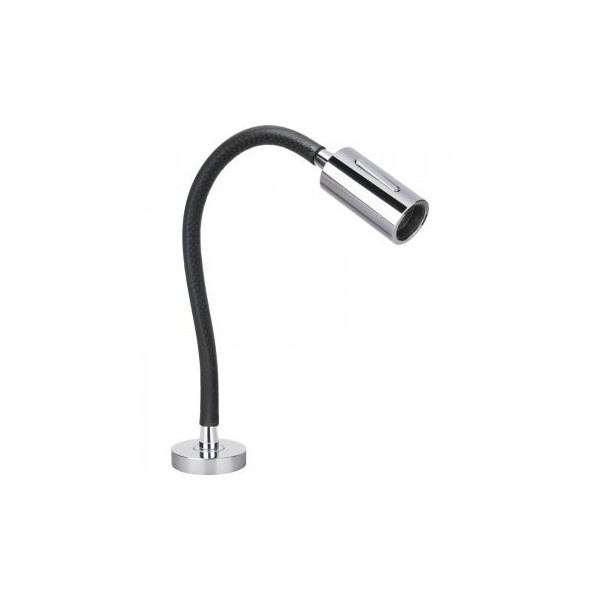 AUDREY 10 luce di lettura LED orientabile-30V copertura in pelle nera - N°1 - comptoirnautique.com