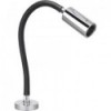 AUDREY 10-30V adjustable LED reading light, black leather trim - N°1 - comptoirnautique.com 