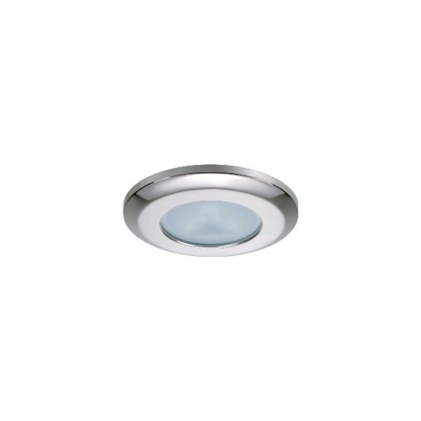Faretto alogeno Mina in acciaio inox 12V 10W Ø77mm - N°1 - comptoirnautique.com