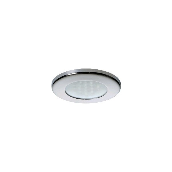 Projetor LED Ø 72mm TED aço inoxidável 10/30V branco quente - N°1 - comptoirnautique.com