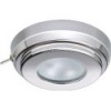 Plafón LED Ø90mm TIMS acero inoxidable 10-30V Blanco cálido - interruptor - N°1 - comptoirnautique.com 