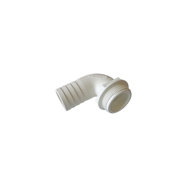 Racor codo corrugado de 90° para manguera de 38 mm - N°1 - comptoirnautique.com